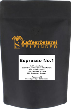 Espresso Blend der Kaffeerösterei Seelbinder